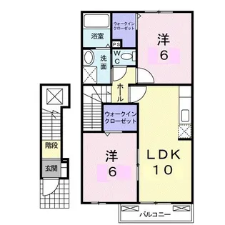 グランデ カーサG【2階】の間取り