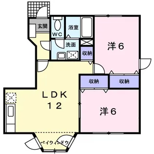 フォロ・ロマーノ D【1階】の間取り