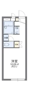 レオパレストヨハマ【2階】の間取り