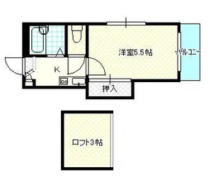 ロイヤルパレス庭瀬【1階】の間取り