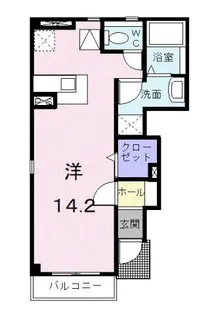 プリムローズA【1階】の間取り