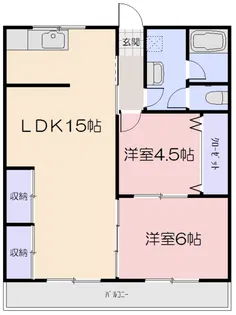 第1真黒ビル【1階】の間取り