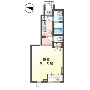 (仮)スターテラスⅡ南蔵王町【1階】の間取り