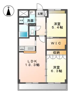 Affino 〜AOE〜【3階】の間取り