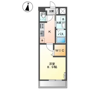 コルツ・駅家【2階】の間取り