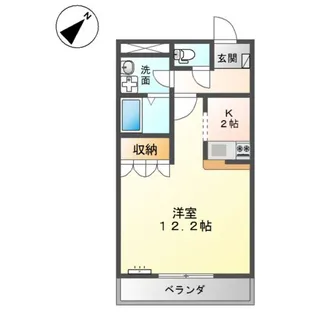 エクセラン【2階】の間取り