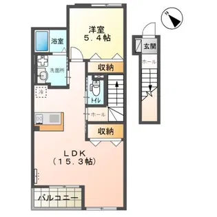ショコラーデ【2階】の間取り