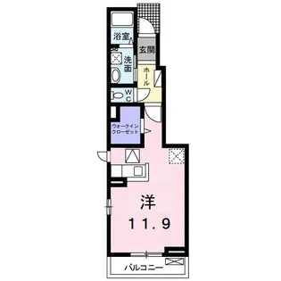 ラフテル【1階】の間取り