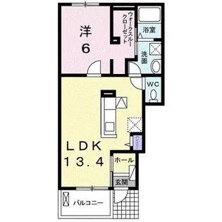 めぞん春日Ⅰ【1階】の間取り