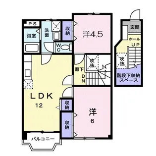 サンパティーク【2階】の間取り