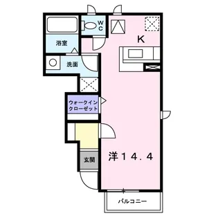 サウス郡家 A【1階】の間取り