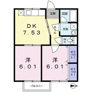 OMⅡ【2階】の間取り