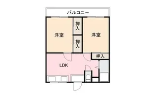 オガタハイツ【504号室】の間取り