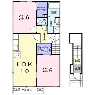 パル・ガーデン 6【2階】の間取り