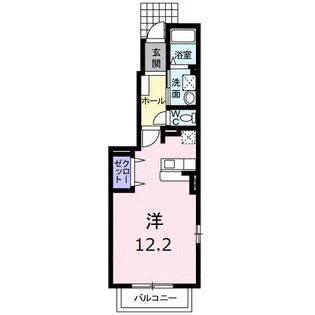 リバティハウスA【1階】の間取り