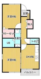 シェモア B【1階】の間取り