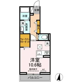 D-residence西町【1階】の間取り