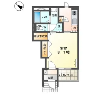 キャロット C【1階】の間取り