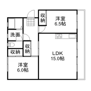 K’s B倉敷中庄Ⅱ棟【215号室】の間取り