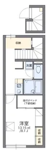 レオパレス金倉Ⅱ【203号室】の間取り