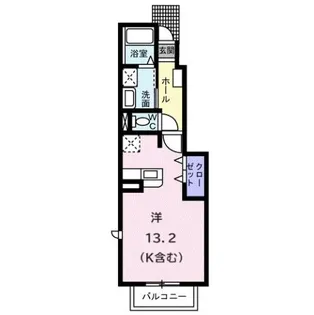 ブリューワリー土生 A【1階】の間取り