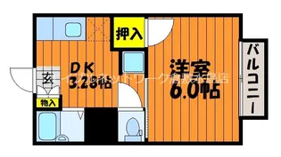 キッコウハイネスB【202号室】の間取り