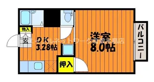 キッコウハイネスA【2階】の間取り