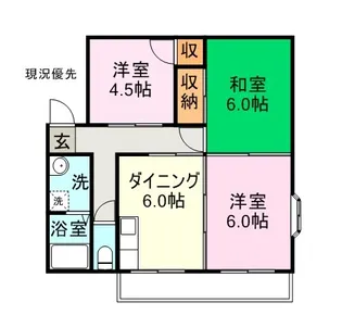 モア・プレンティC【202号室】の間取り