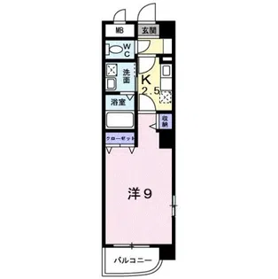 レガート元町【3階】の間取り