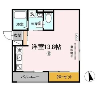 レセンテ林【2階】の間取り