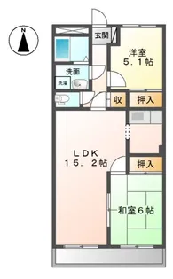 ファインヴィーブル【2階】の間取り
