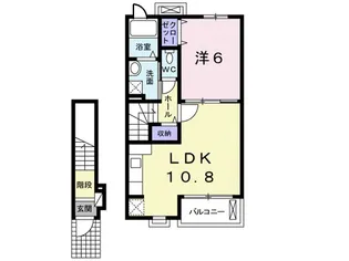 ミキハウスⅡB【2階】の間取り