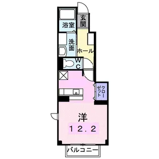ミューズ松本Ⅷ【1階】の間取り