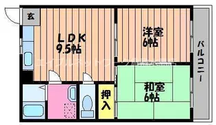 プチパール77 B【201号室】の間取り