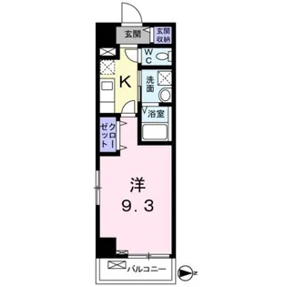 プラステ東島田【2階】の間取り