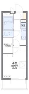 レオパレスBANCHOU【1階】の間取り