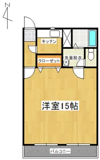 ブールバール【305号室】の間取り