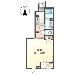 アミスタ【1階】の間取り