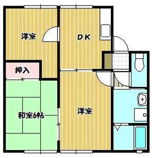 グランコート長野 C棟【2階】の間取り
