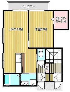 スカイガーデン三条4号地【1階】の間取り
