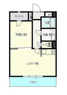 グリーンエステート【1階】の間取り