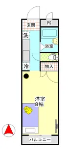 SKマンション【203号室】の間取り
