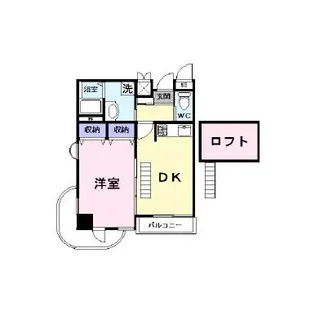 ローズ【7階】の間取り