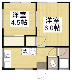 シエル大谷【105号室】の間取り
