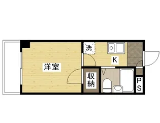 リバティ丸之内【218号室】の間取り