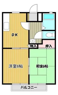 サンビレッジタムラF棟【1階】の間取り