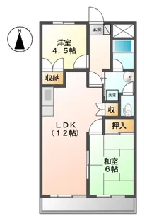 パープルメゾン【2階】の間取り