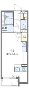 ミランダリゼやまのきた【109号室】の間取り