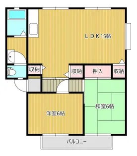 サンライフウィンディ【1階】の間取り
