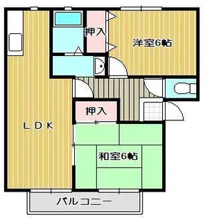 コンフォート田村【1階】の間取り